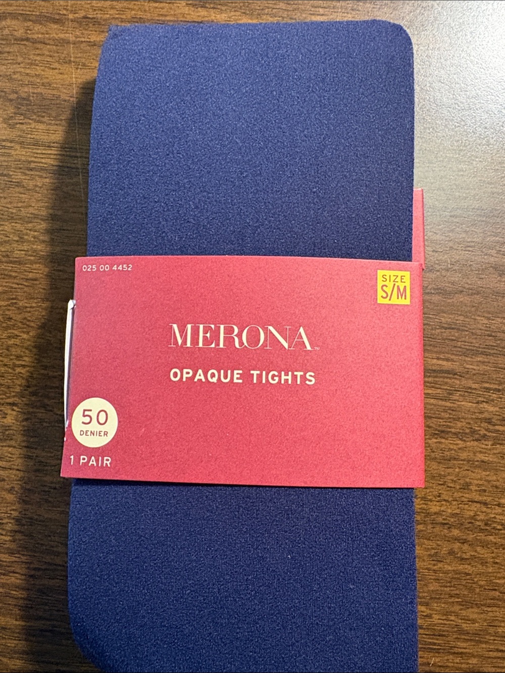 Merona Navy Opaque Tights - 50 Denier